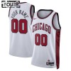 Dres Chicago Bulls Prilagođeni Nike 2022-23 City Edition Bijela Swingman - Dječji
